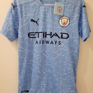Etihad airways Manchester city jersey nwt med